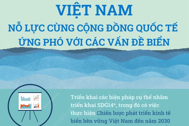 Việt Nam nỗ lực cùng cộng đồng quốc tế ứng phó với các vấn đề biển